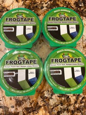 4 packs FrogTape Multi-Surface Painter's Tape - Green Packaging